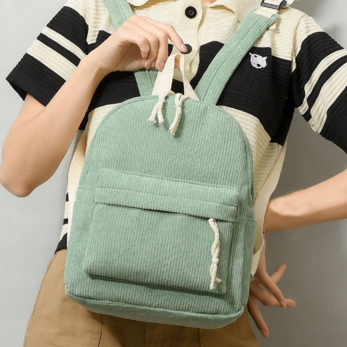 VATYERTY - Mochila Sencilla Verde