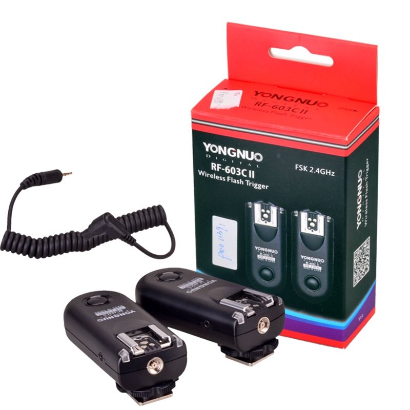 GENERICO - 2 TRIGGER DISPARADOR YONGNUO RF603C II PARA CANON C1
