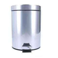 TAUMM - Basurero Papelero Pedal 12 Lts Acero Inoxidable