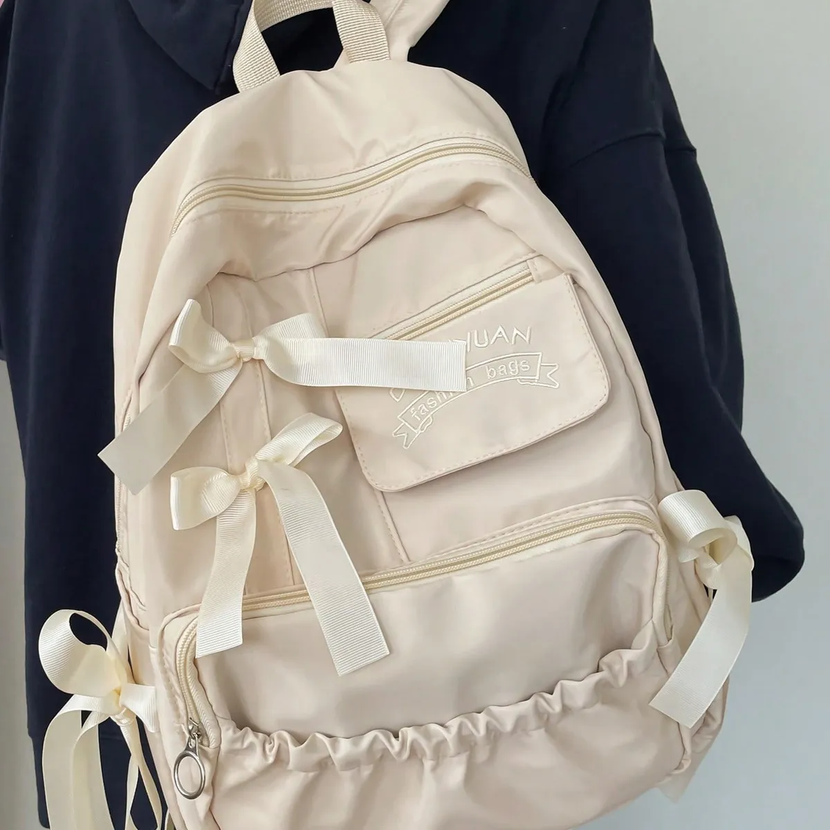 VATYERTY - Mochila De Moño Blanco