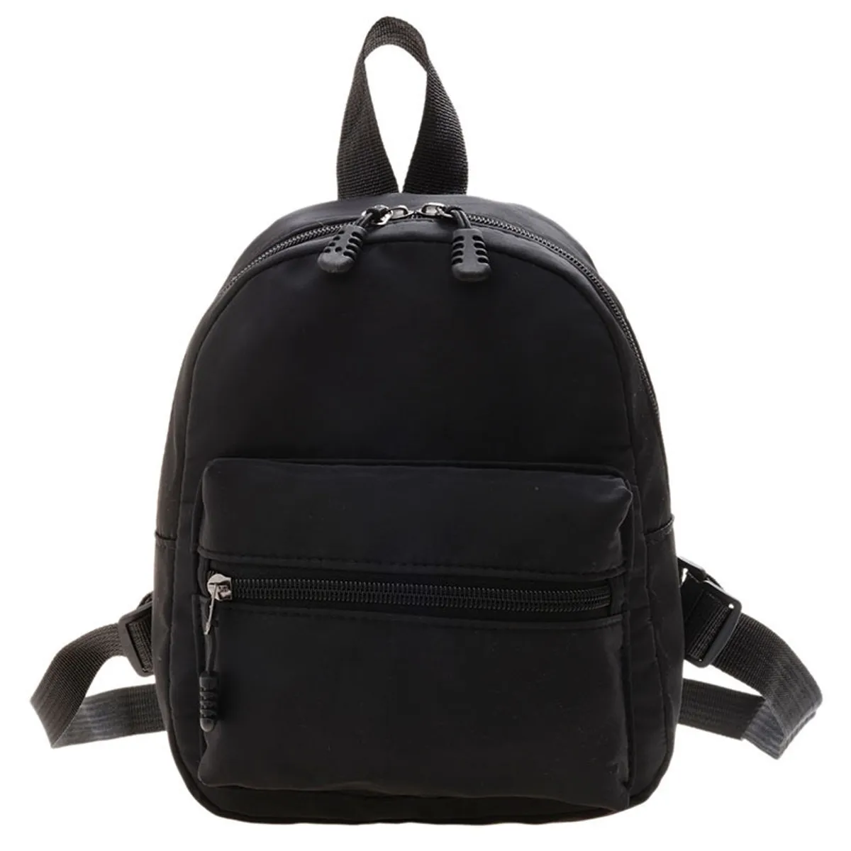 VATYERTY - Mini Mochila Sólida De Nylon Negro