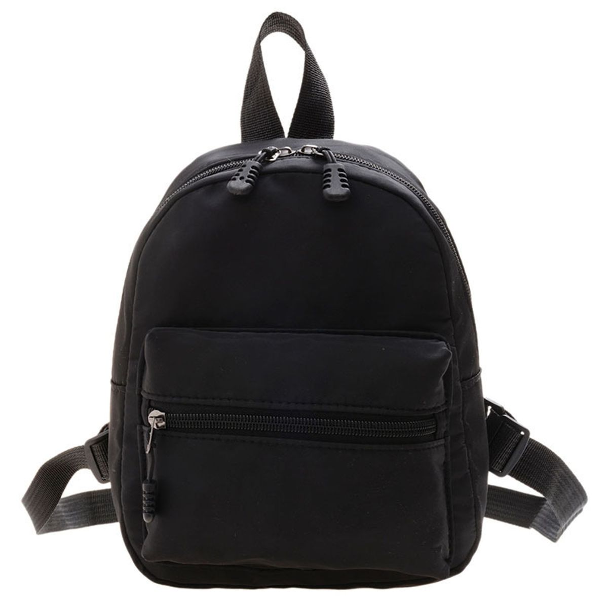 VATYERTY - Mini Mochila Sólida De Nylon Negro