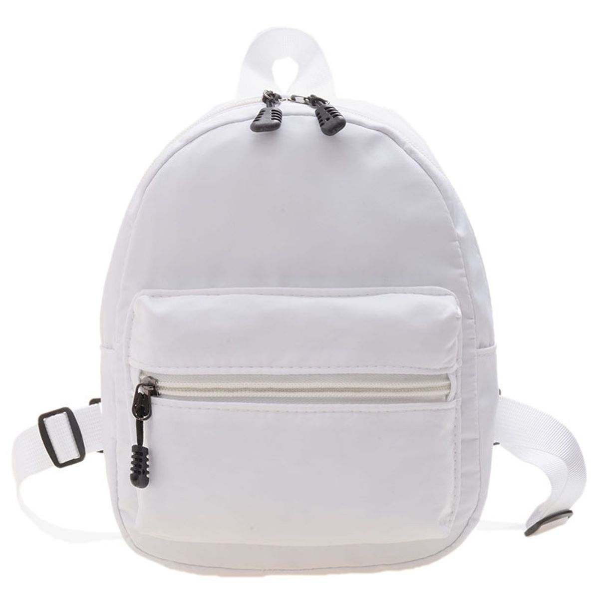 VATYERTY - Mini Mochila Sólida De Nylon Blanco