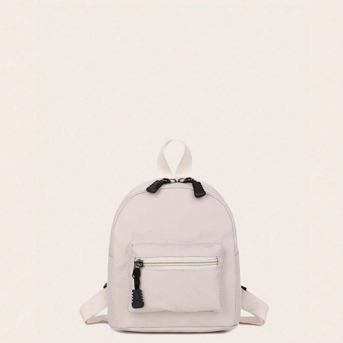 VATYERTY - Mini Mochila Sólida De Nylon Blanco