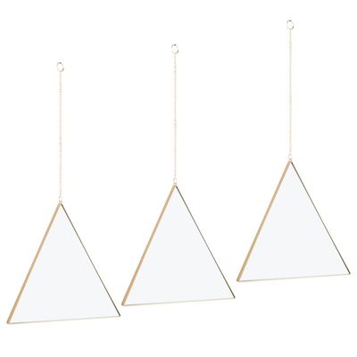 Imagen 2 del producto Set de 3 Espejos Triangulares Colgantes