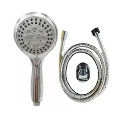 TAUMM - Kit Manguera Flexible Y Ducha Challa 1.85 Metros + Soporte