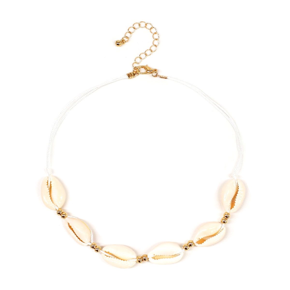 VATYERTY - Collar con concha y estrella de mar beige