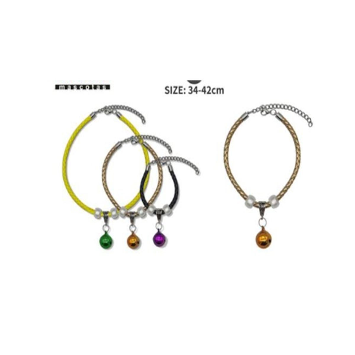 GENERICO - Collar Para Gato Talla M 34-42cm Colores Surtidos