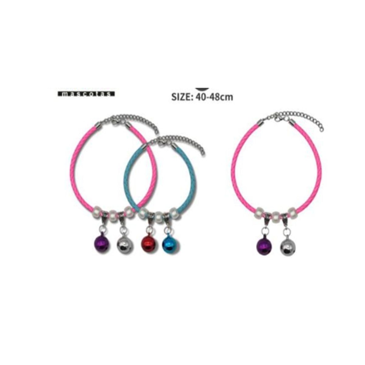 GENERICO - Collar Para Gato Talla L 40-48cm Color Rosa