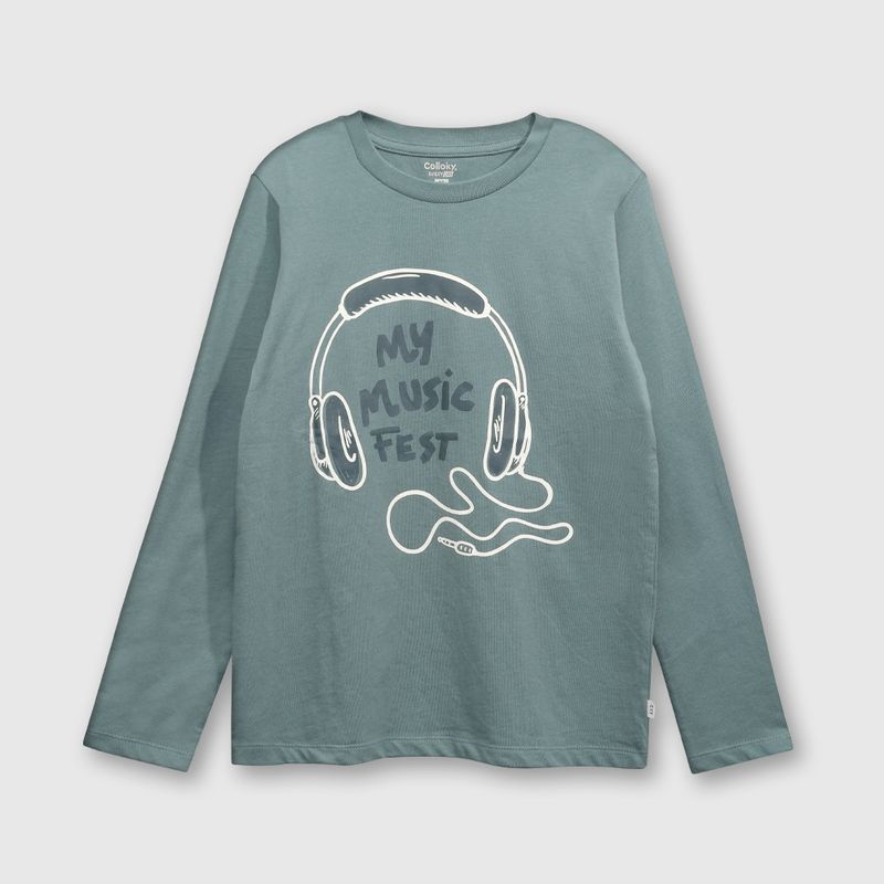 COLLOKY - Polera Niño Verde 49718 Colloky