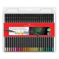 FABER-CASTELL - Lápices Ecolápices Supersoft-50 colores