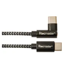 TECMASTER - CABLE TIPO-C A TIPO-C USB 2.0 60W 3A 90° 1.5 METROS TM-200544