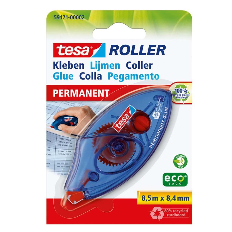 TESA - Adhesivo Roller Permanente Tesa 8.4mm x 8.5mts