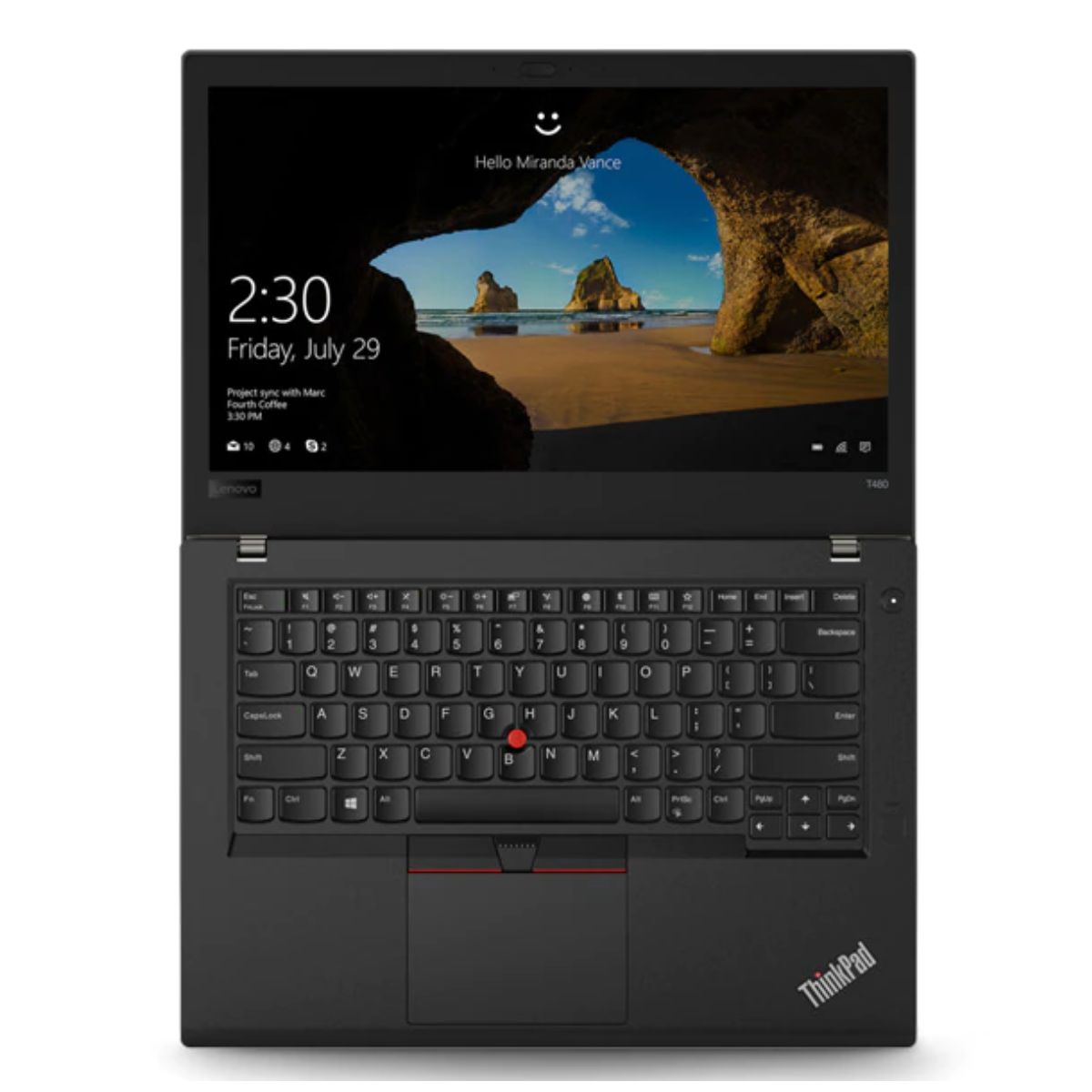 LENOVO - Notebook Lenovo ThinkPad T480 i7 16GB RAM 500GB HDD Reacondicionado