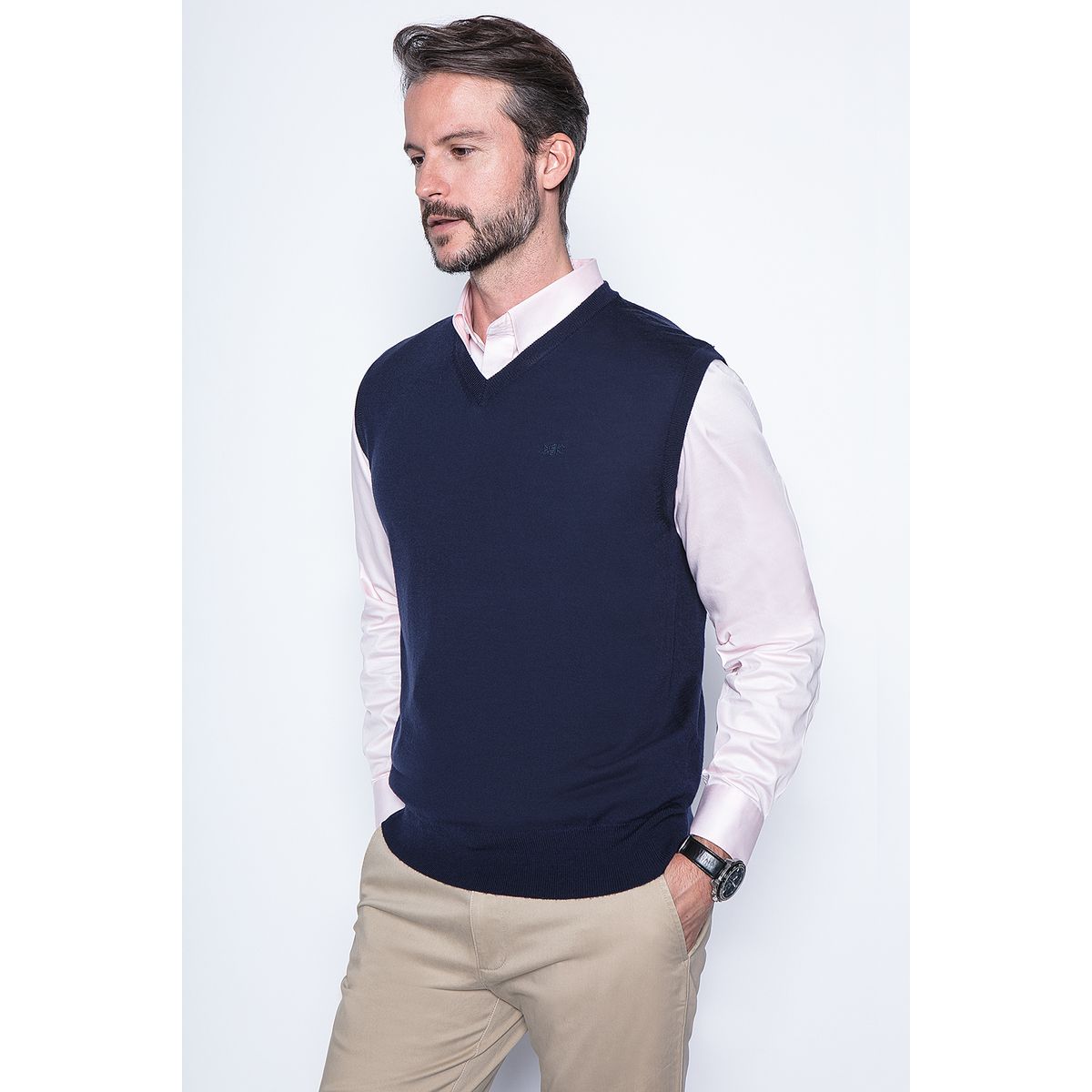 NEW MAN - Chaleco Lisboa Azul New Man