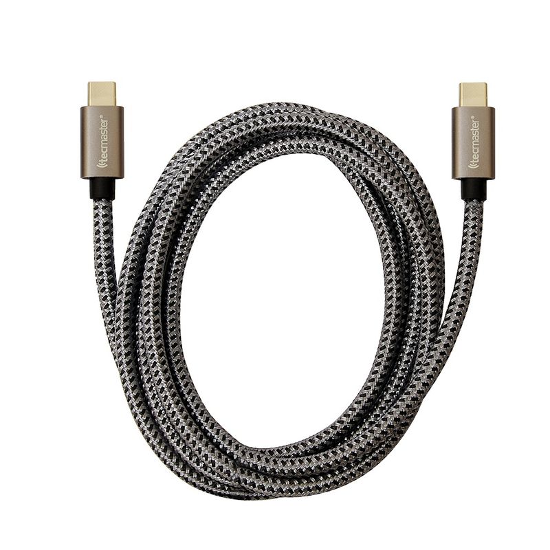 TECMASTER - CABLE SS TIPO-C TIPO-C USB 3.2 GEN2 100W 10GBPS 1.5 METROS TM-200545