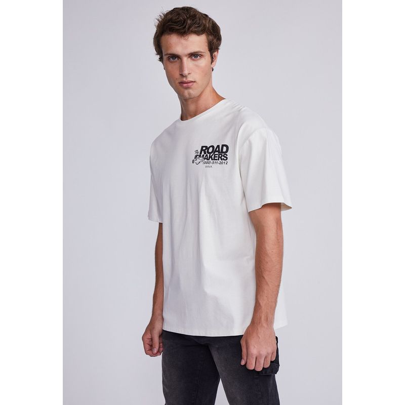 SIOUX - Polera Hombre Crudo Road Makers Sioux