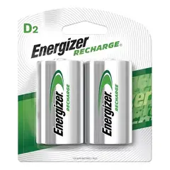 ENERGIZER - PACK 2 BATERÍAS D2 RECARGABLES