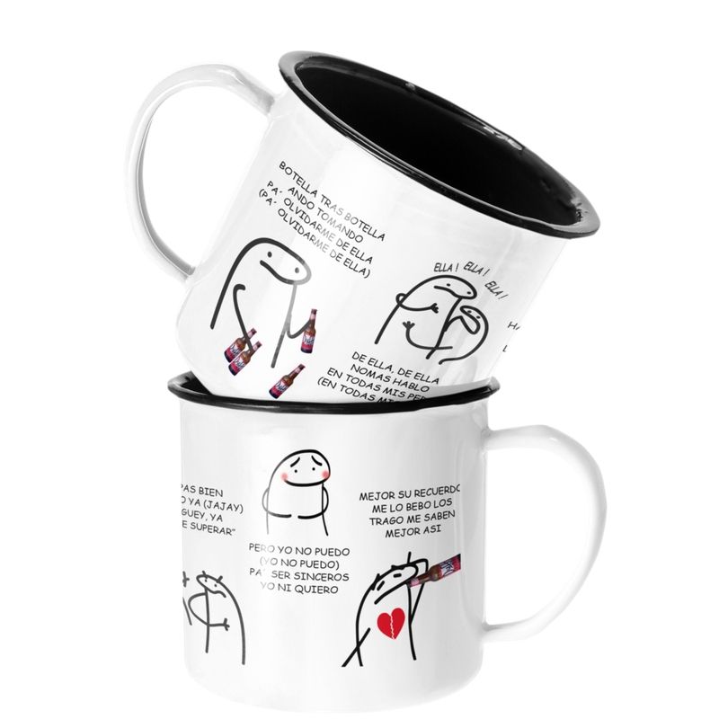 SM - Taza Enlozada Lechera Christian Nodal Botella tras botella SM