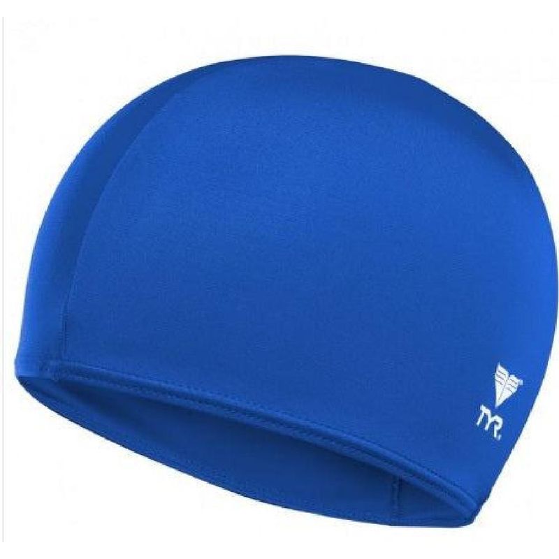 TYR - Gorra de natación lycra Azul Tyr TYR
