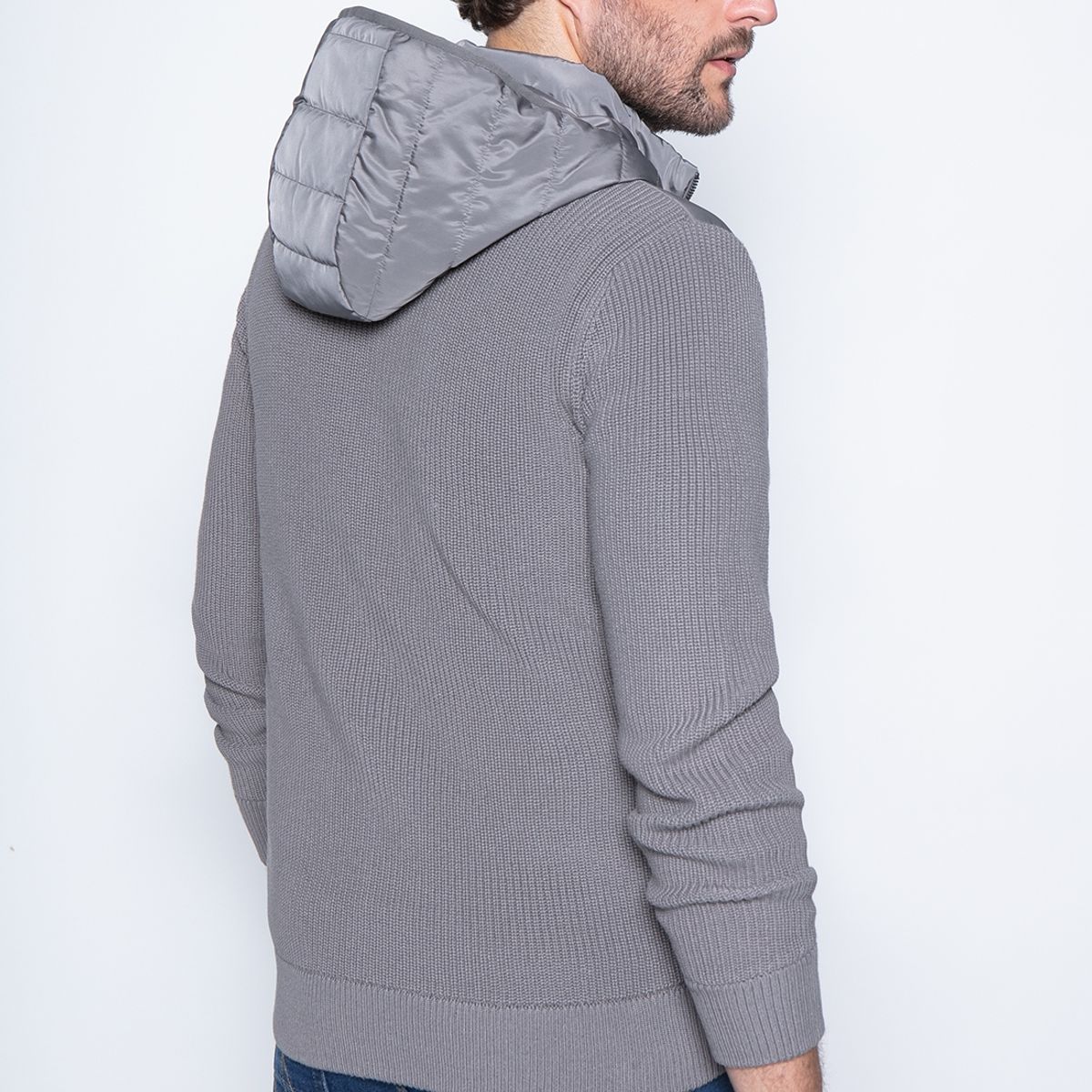 NEW MAN - Sweater Sintra Gris New Man