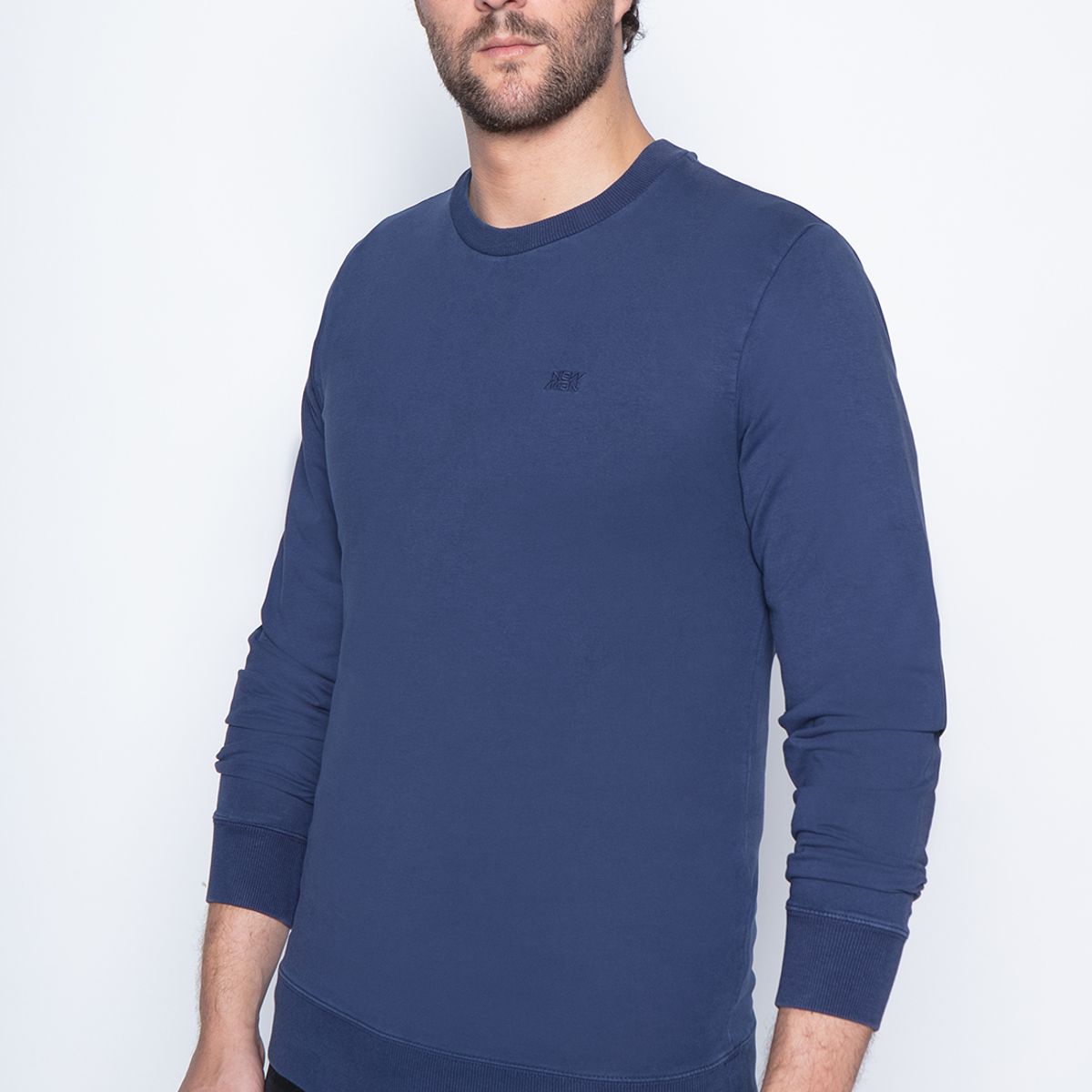 NEW MAN - Poleron Hanover Azul New Man