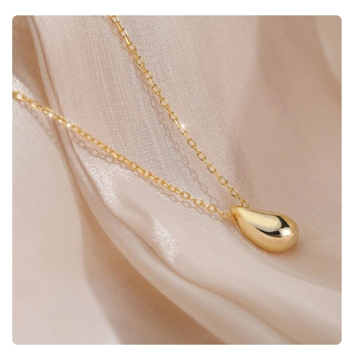 GENERICO - Collar de gota de agua para mujer