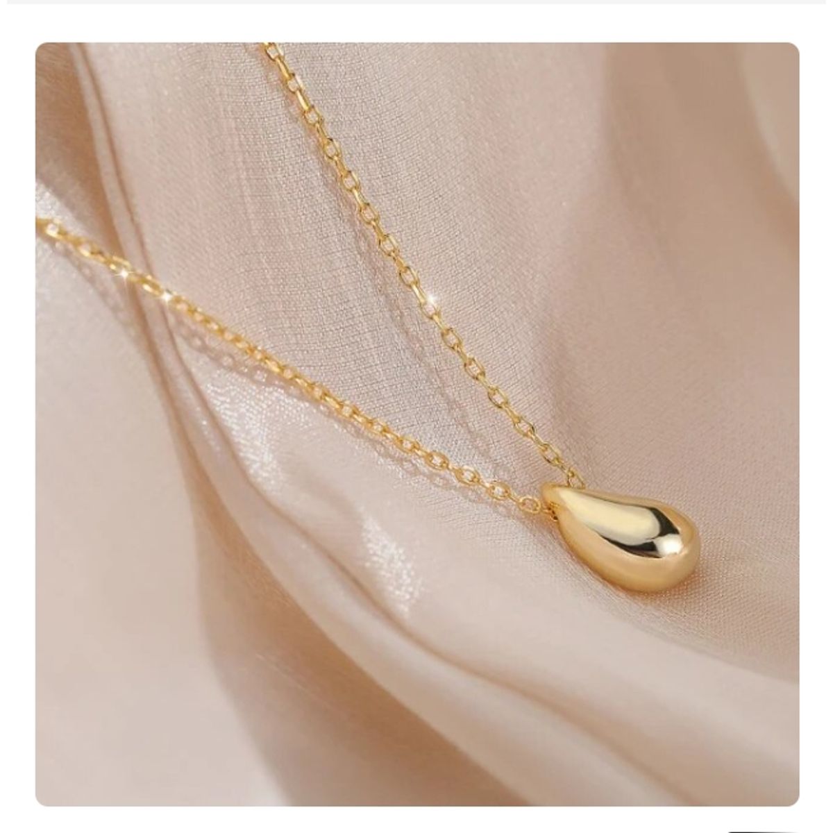 GENERICO - Collar de gota de agua para mujer