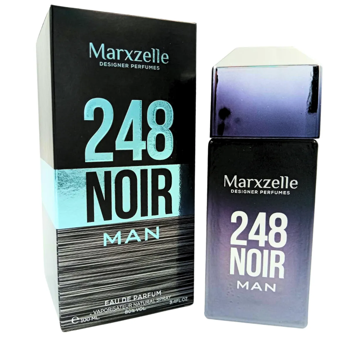 MARXZELLE - Marxzelle 248 Noir Man EDP 100 ml  Turquesa