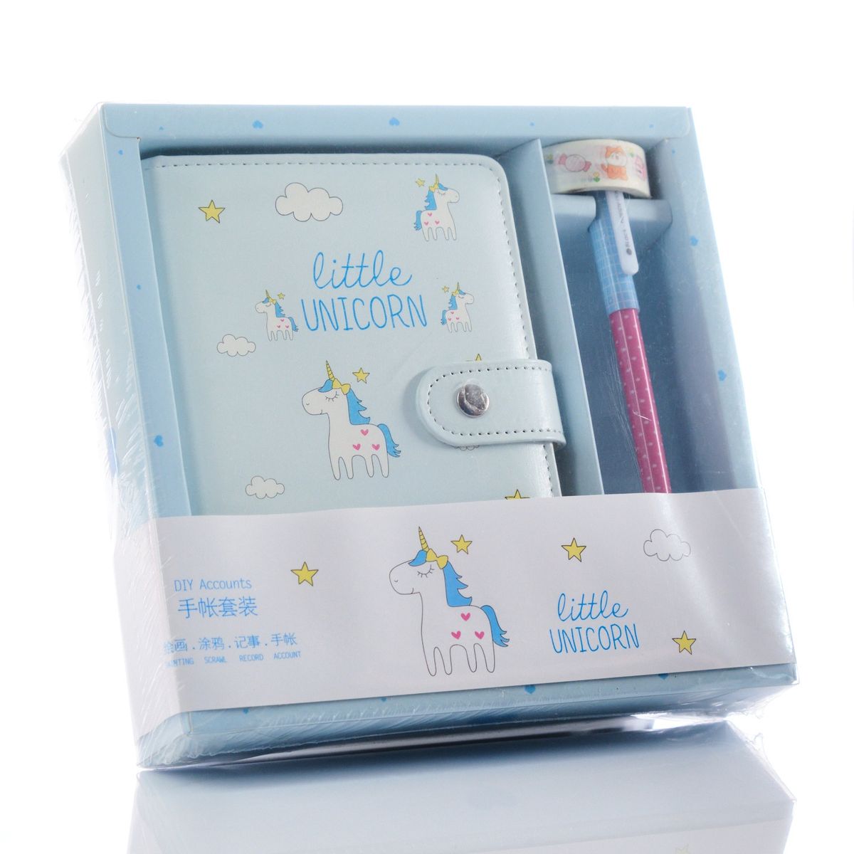 GENERICO - Agenda  kuteKawaii Unicornio Celeste