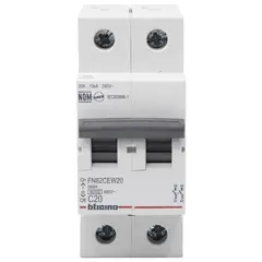 BTICINO - Interruptor Automático BTDIN 6000 2P 230-400Vac 10A Curva C