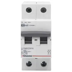 BTICINO - Interruptor Automático BTDIN 6000 -2P 16A C