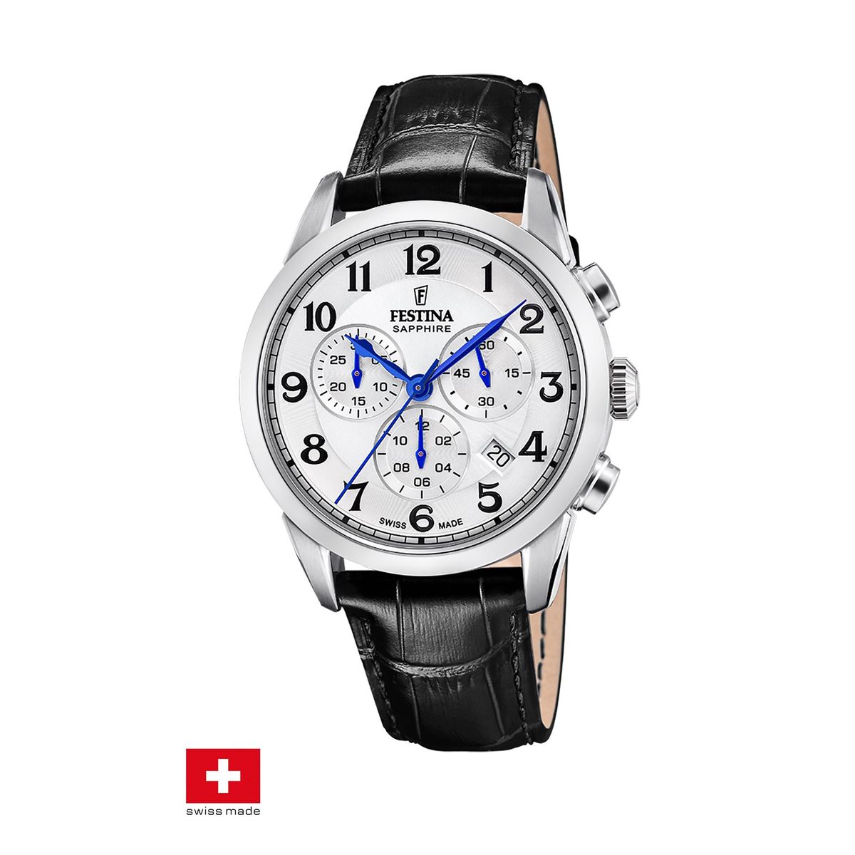 FESTINA SWISS - Reloj F20041/1 Festina Swiss Blanco Hombre Chrono