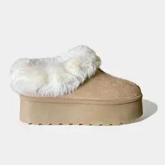 BOTELI - Bota Beige Mujer Chiporro Invierno