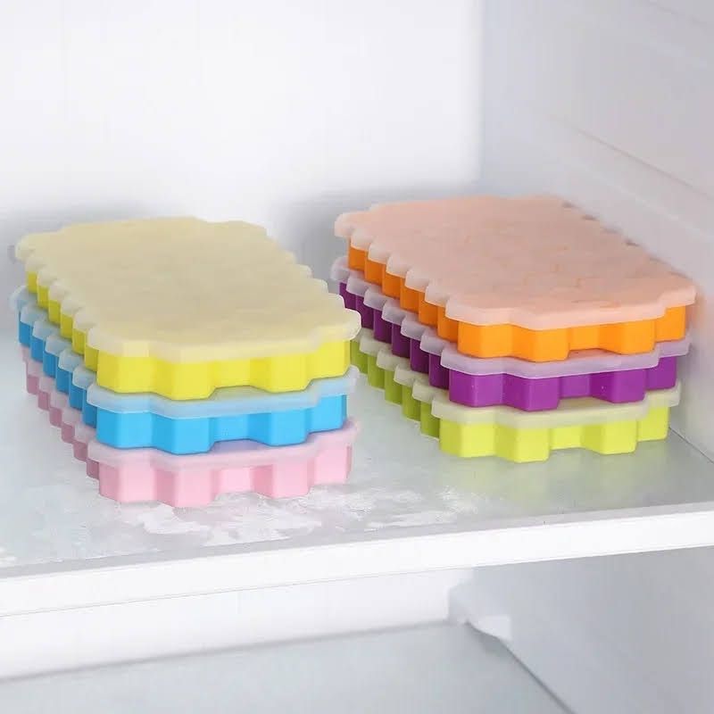 GENERICO - Bandeja Cubetera Silicona Flexible Cubos de Hielo Colmena