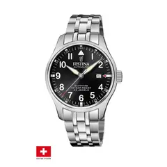 FESTINA SWISS - Reloj F20151/D Negro Hombre Swiss Made