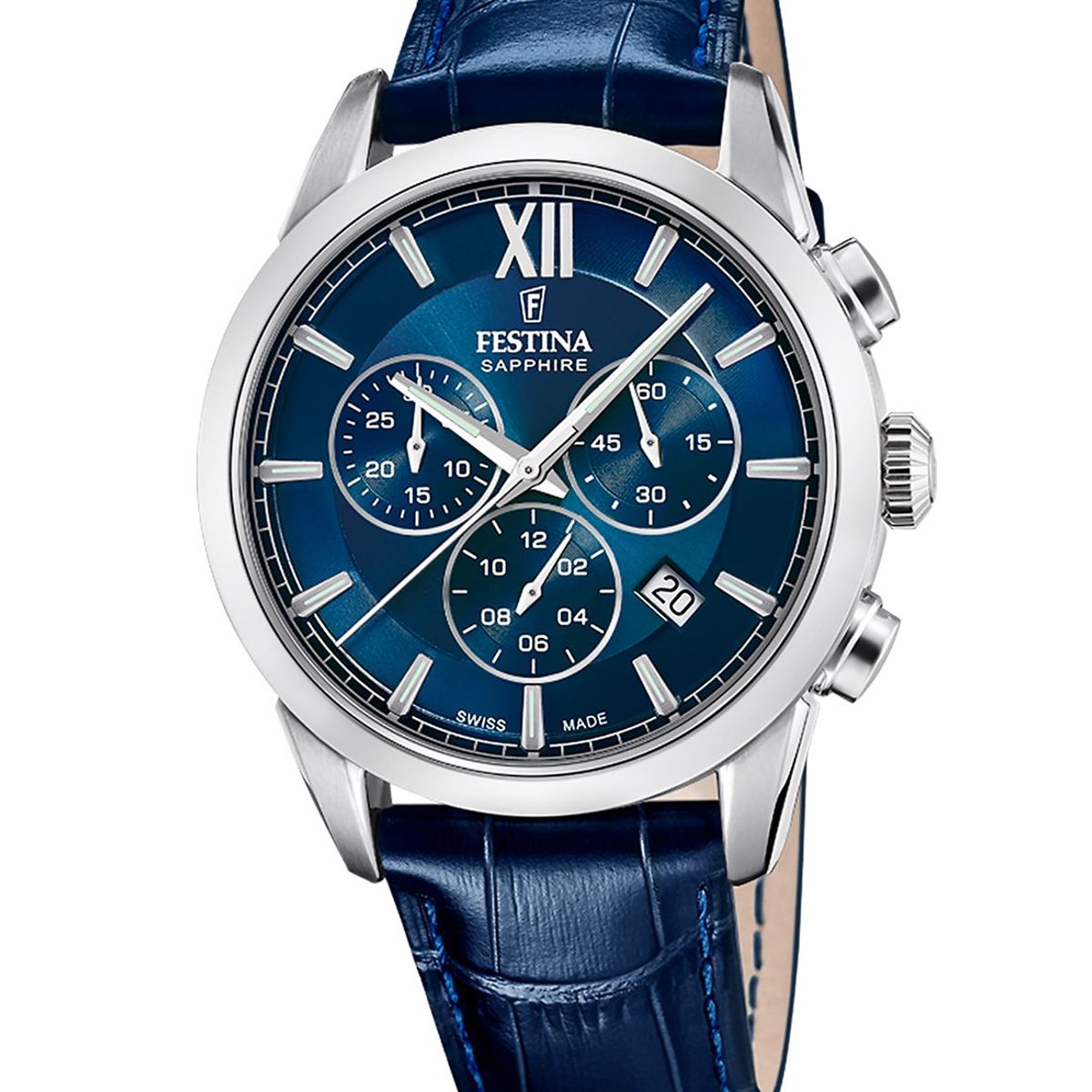FESTINA SWISS - Reloj F20041/2 Festina Swiss Azul Hombre Chrono