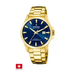 FESTINA SWISS - Reloj F20044/3 Azul Hombre ACERO CLASICO