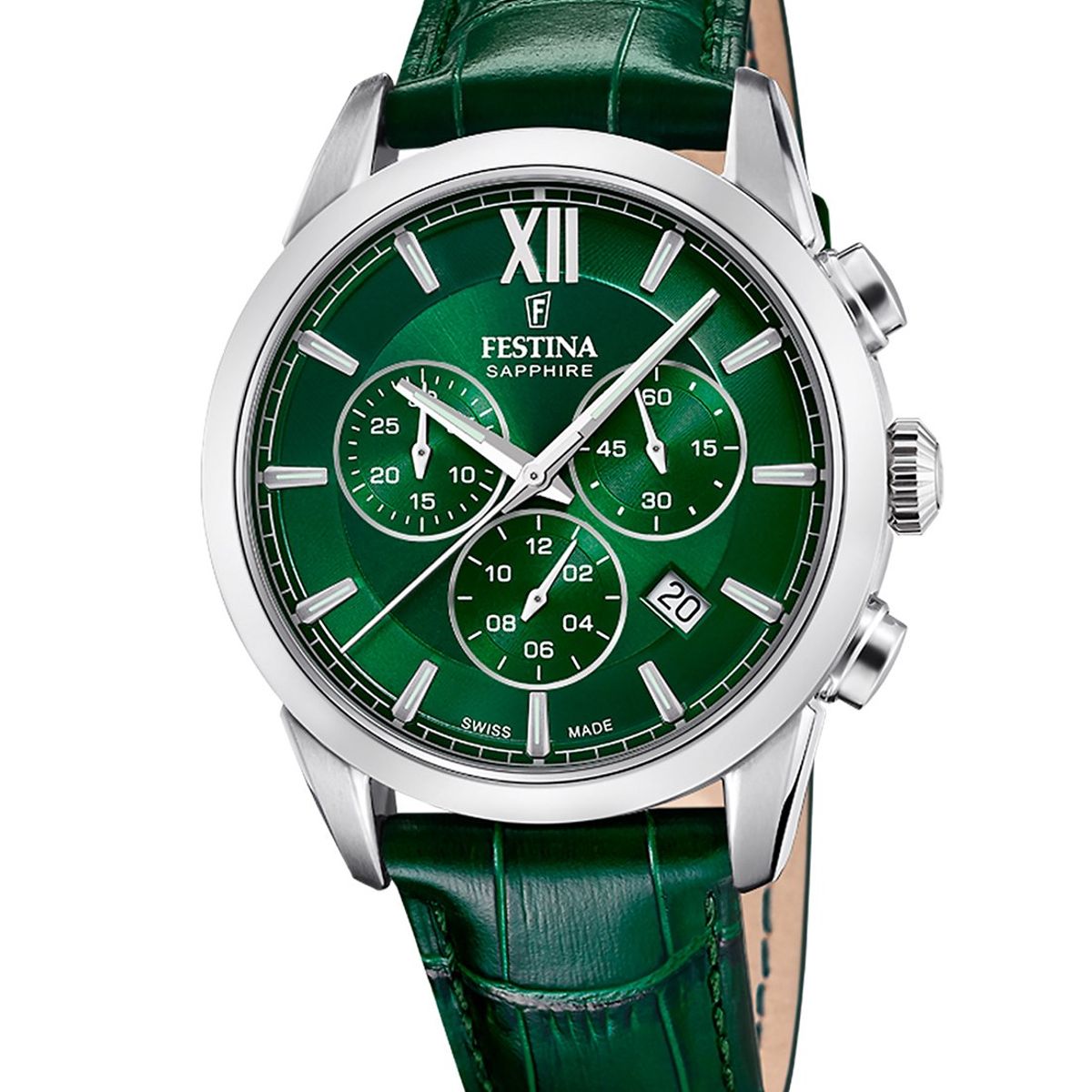 FESTINA SWISS - Reloj F20041/3 Festina Swiss Verde Hombre Chrono