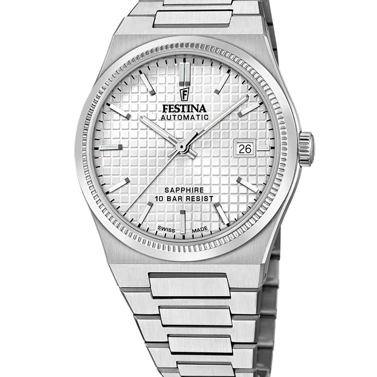 FESTINA SWISS - Reloj F20028/1 Festina Swiss Plateado Hombre My Swiss Time