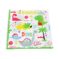 GENERICO - Servilletas Diseño Dinosaurio Cm 20 Unidades Somoscotillon