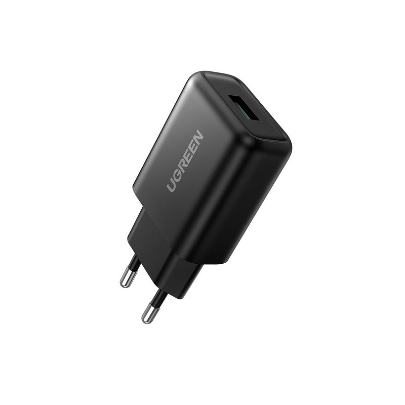 UGREEN - Cargador 18W USB-A Negro CD122-70273