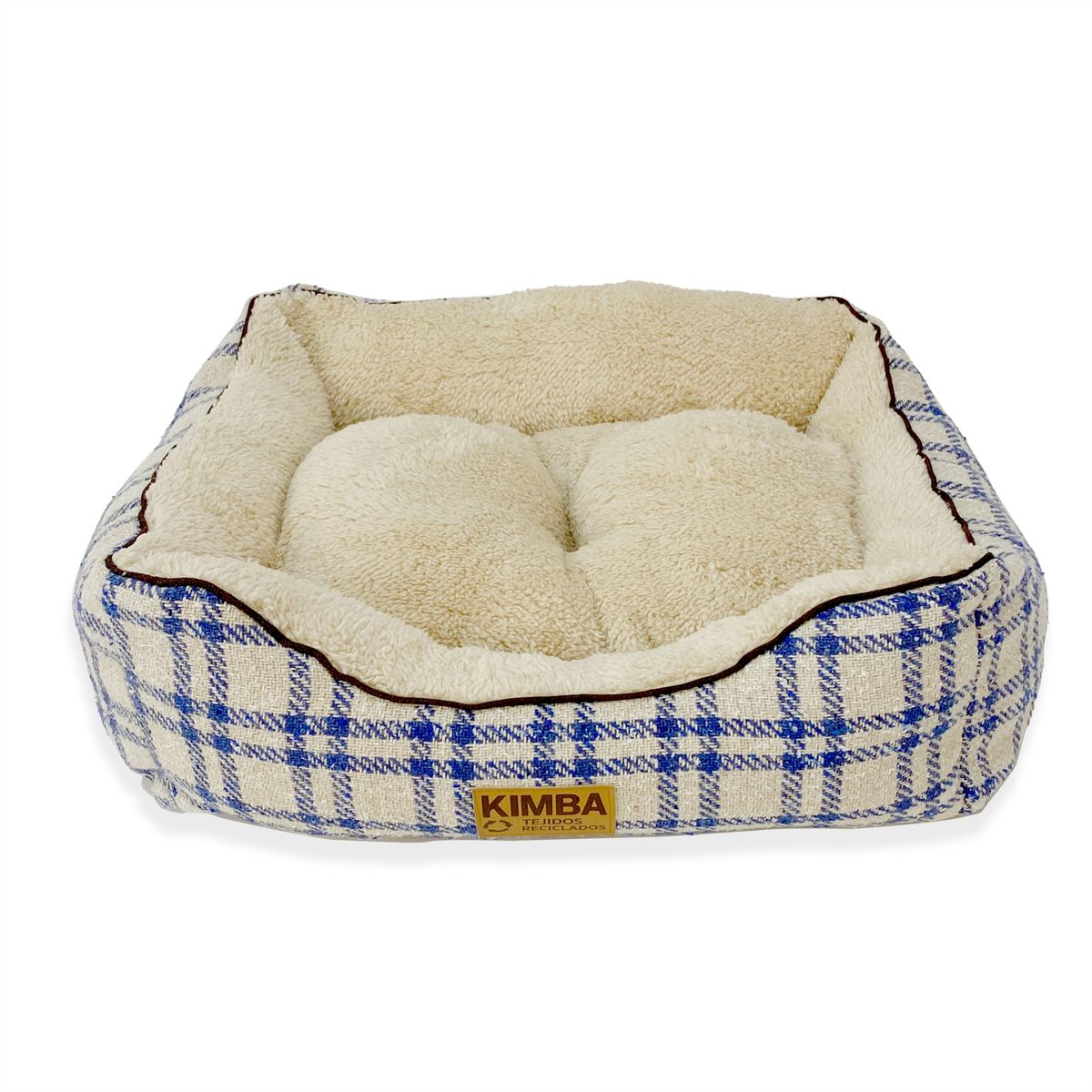 KIMBA - ECO CAMA ANDES ESCOCÉS CRUDO AZUL TALLA S