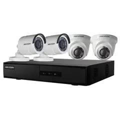 HIKVISION - KIT CAMARAS ANALOGA 1080P 2DOMO+2BALA DVR 4CH 1TB
