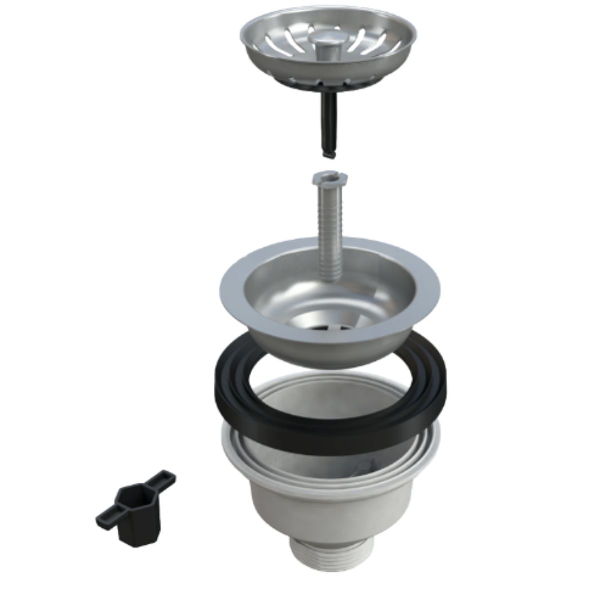 GENERICO - DESAGÜE LAVAPLATOSLAVAFONDOS 114MM SREBALSE