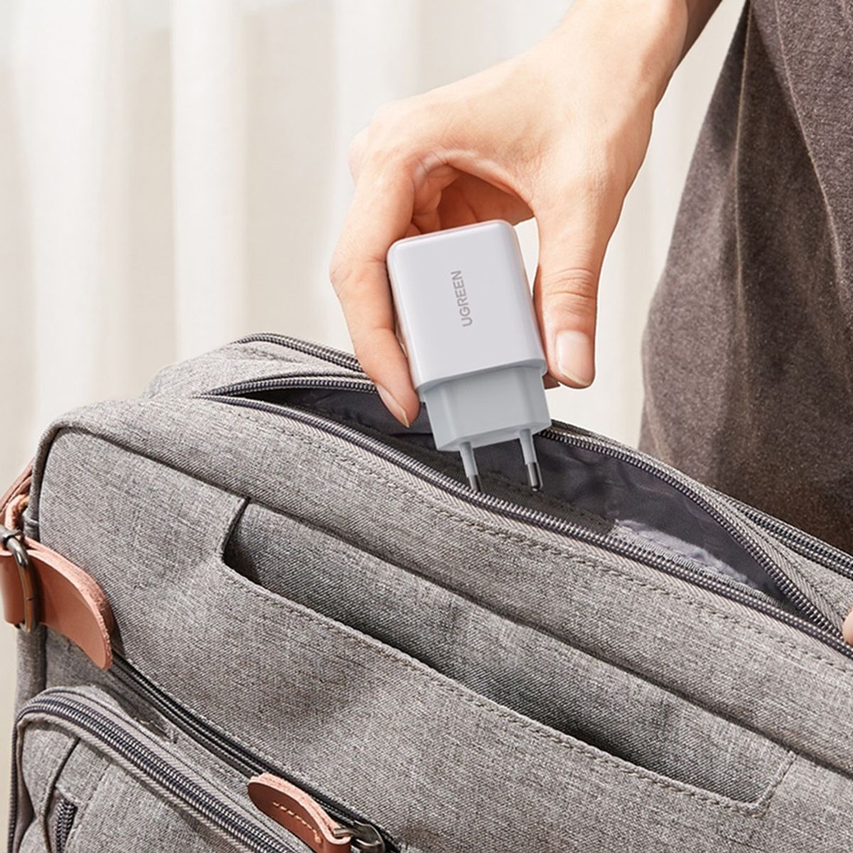UGREEN - Cargador 18W USB-A Blanco CD122-10133