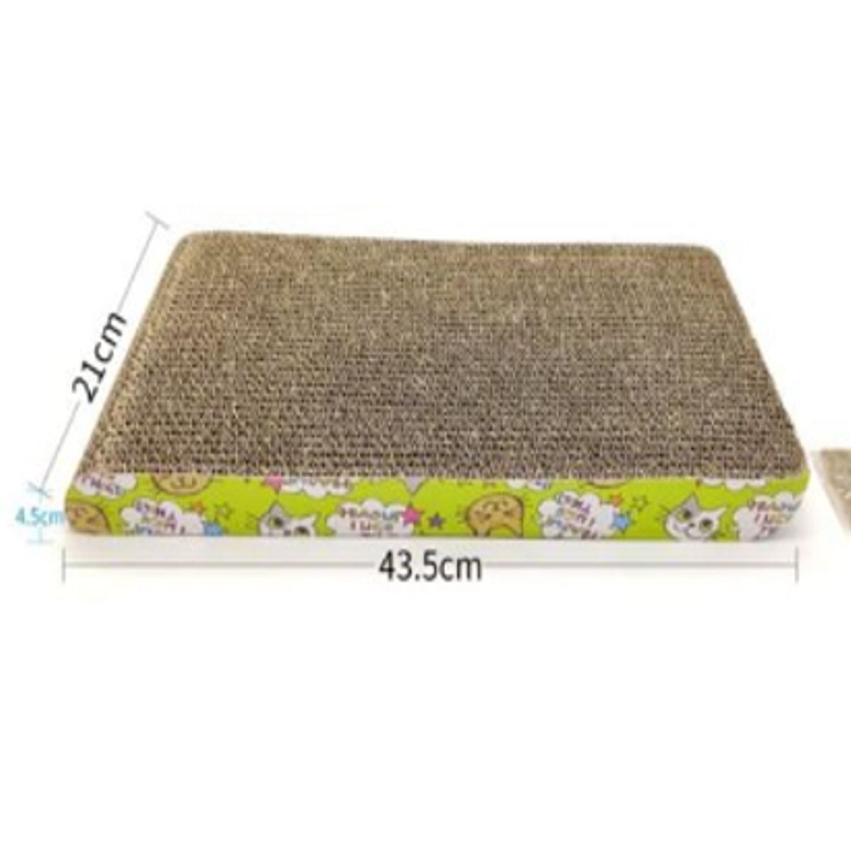 GENERICO - Rascador De cartón Para Gato 21x43cm