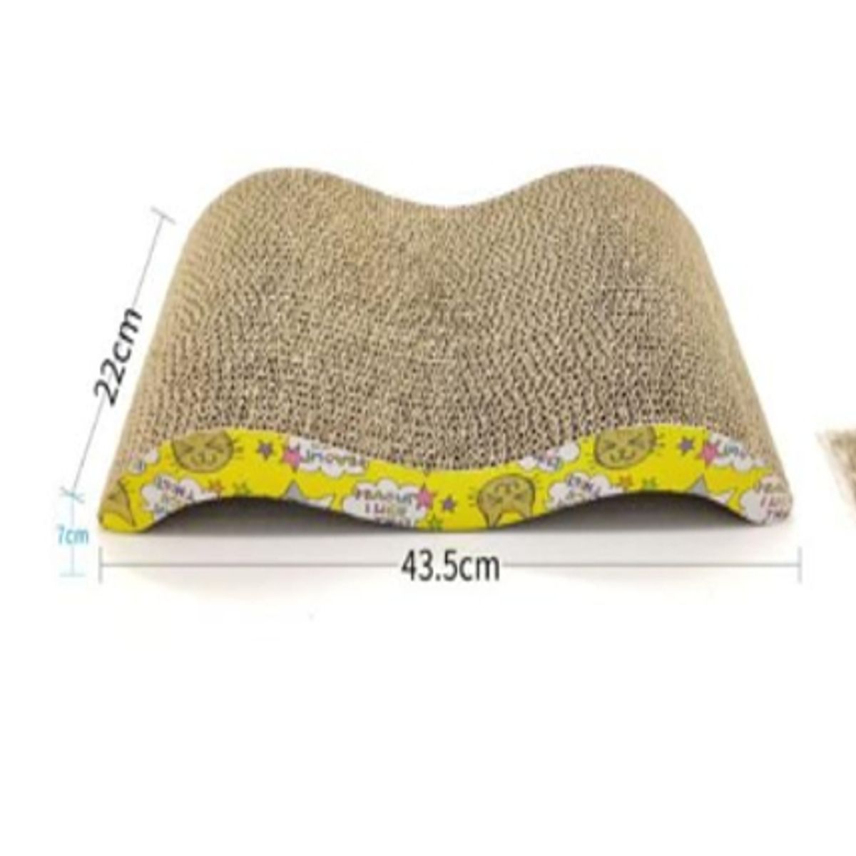 GENERICO - Rascador De cartón Para Gato 22x43cm Diseño