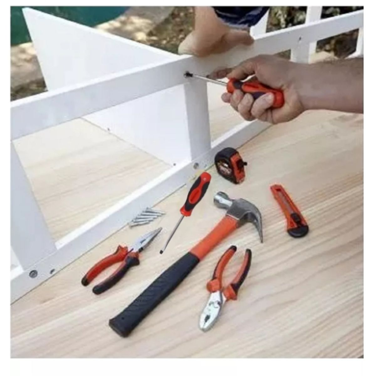 GENERICO - Set Herramientas 37 Pcs Juego De Dados Herramientas Manuales