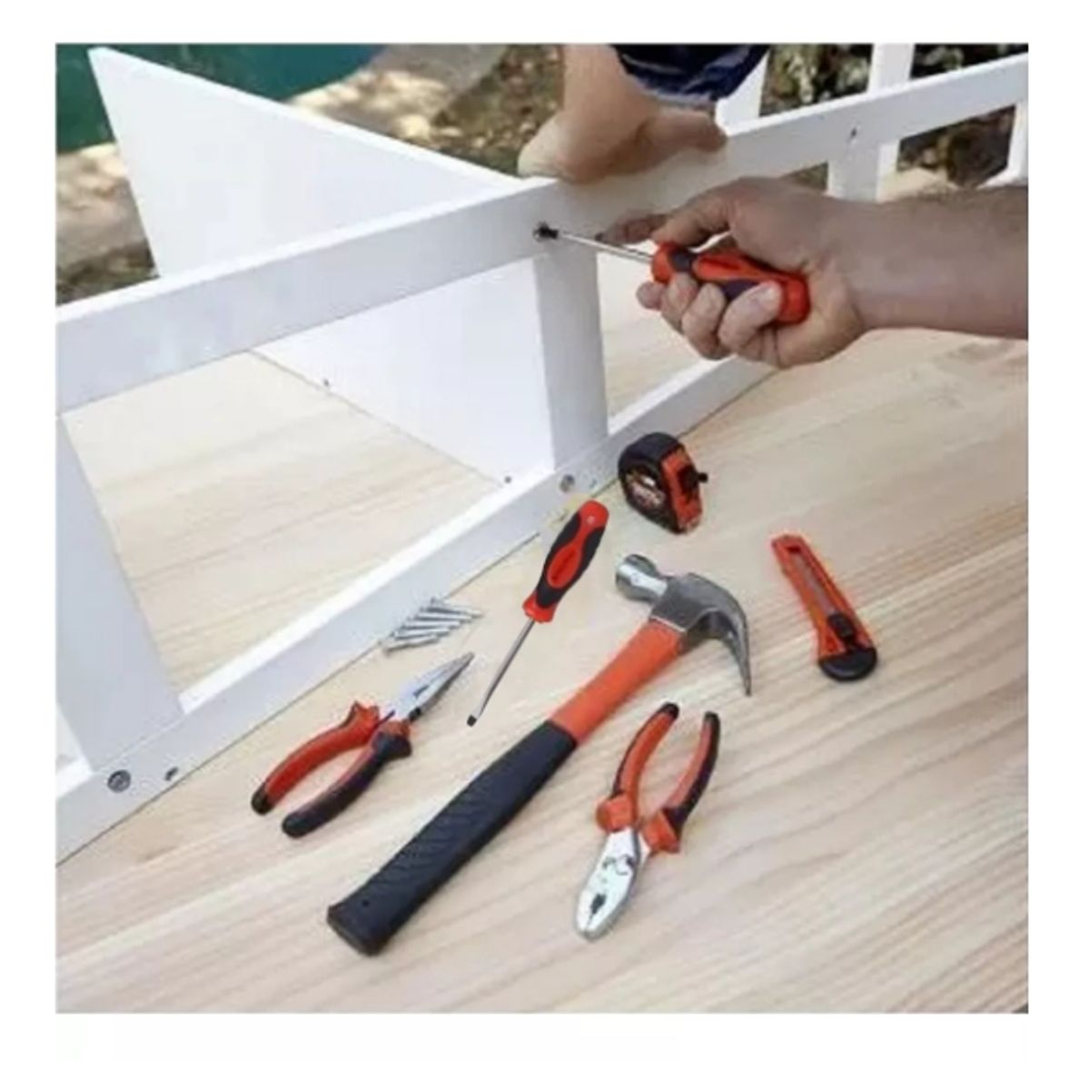 GENERICO - Set Herramientas 37 Pcs Juego De Dados Herramientas Manuales